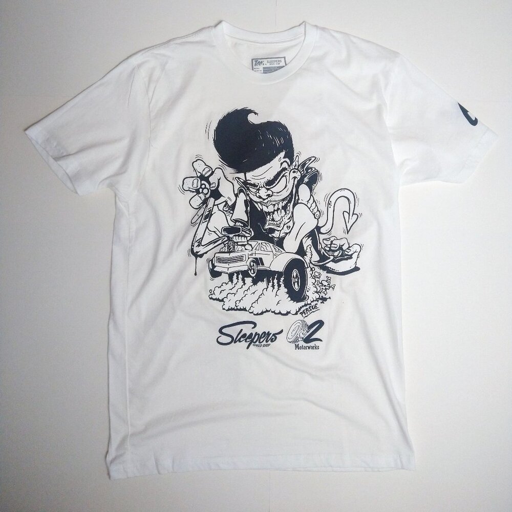 Dave Persue Ross Art Tee Shirt Bunny Kitty Skateboard DC Shoes Droors Dub NEW